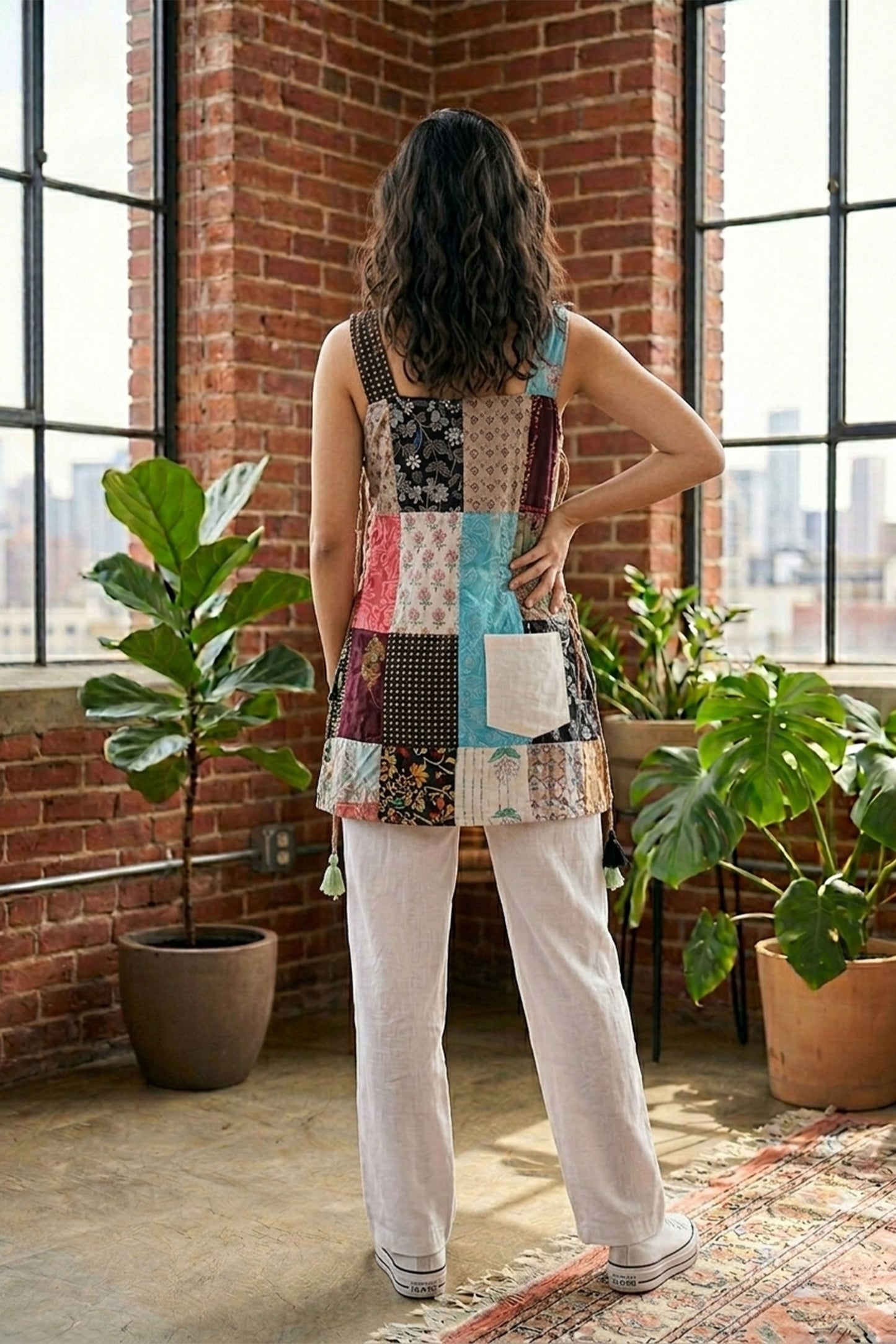 Cotton Patchwork Kurti