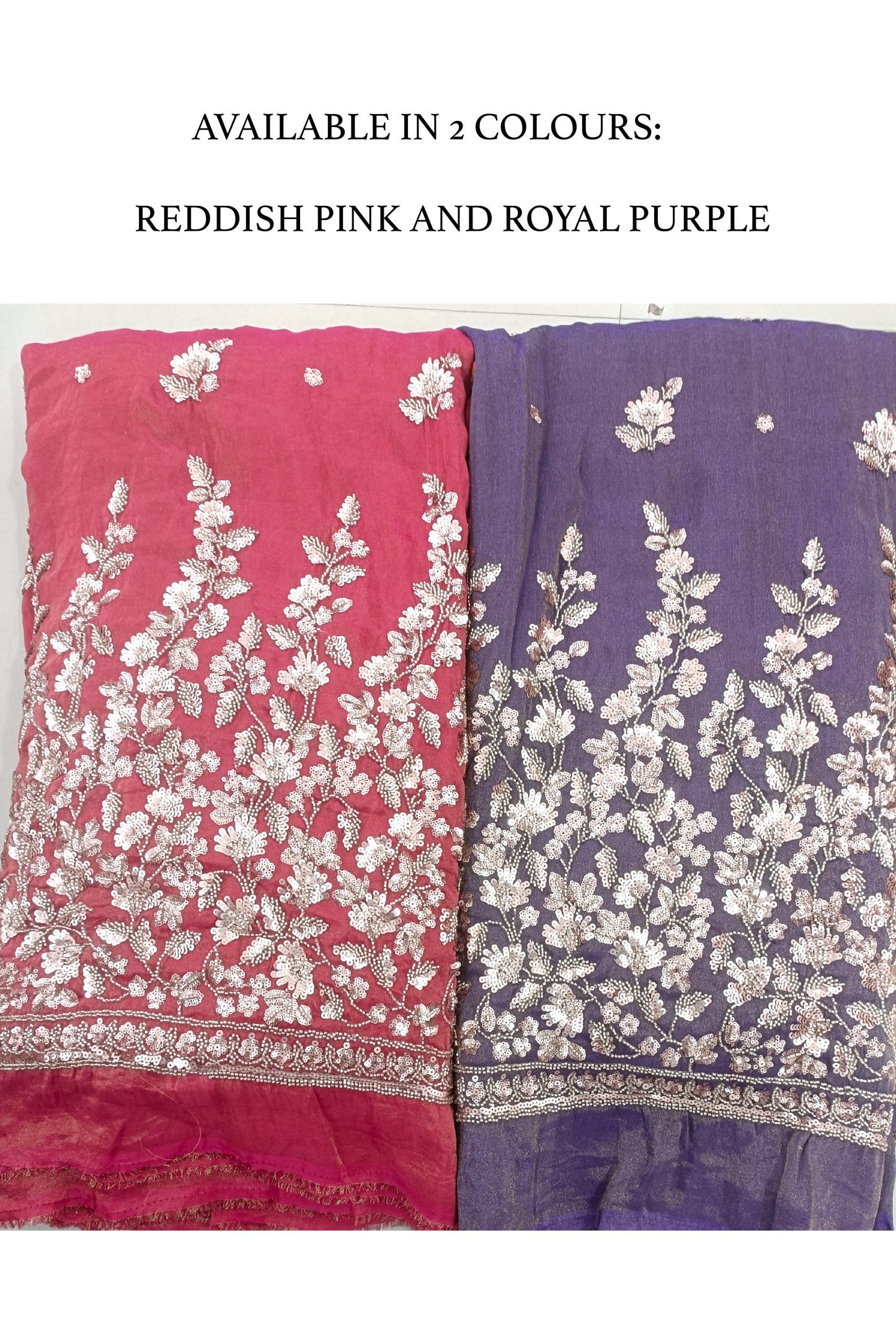 Embroidered Tissue Sharara Set