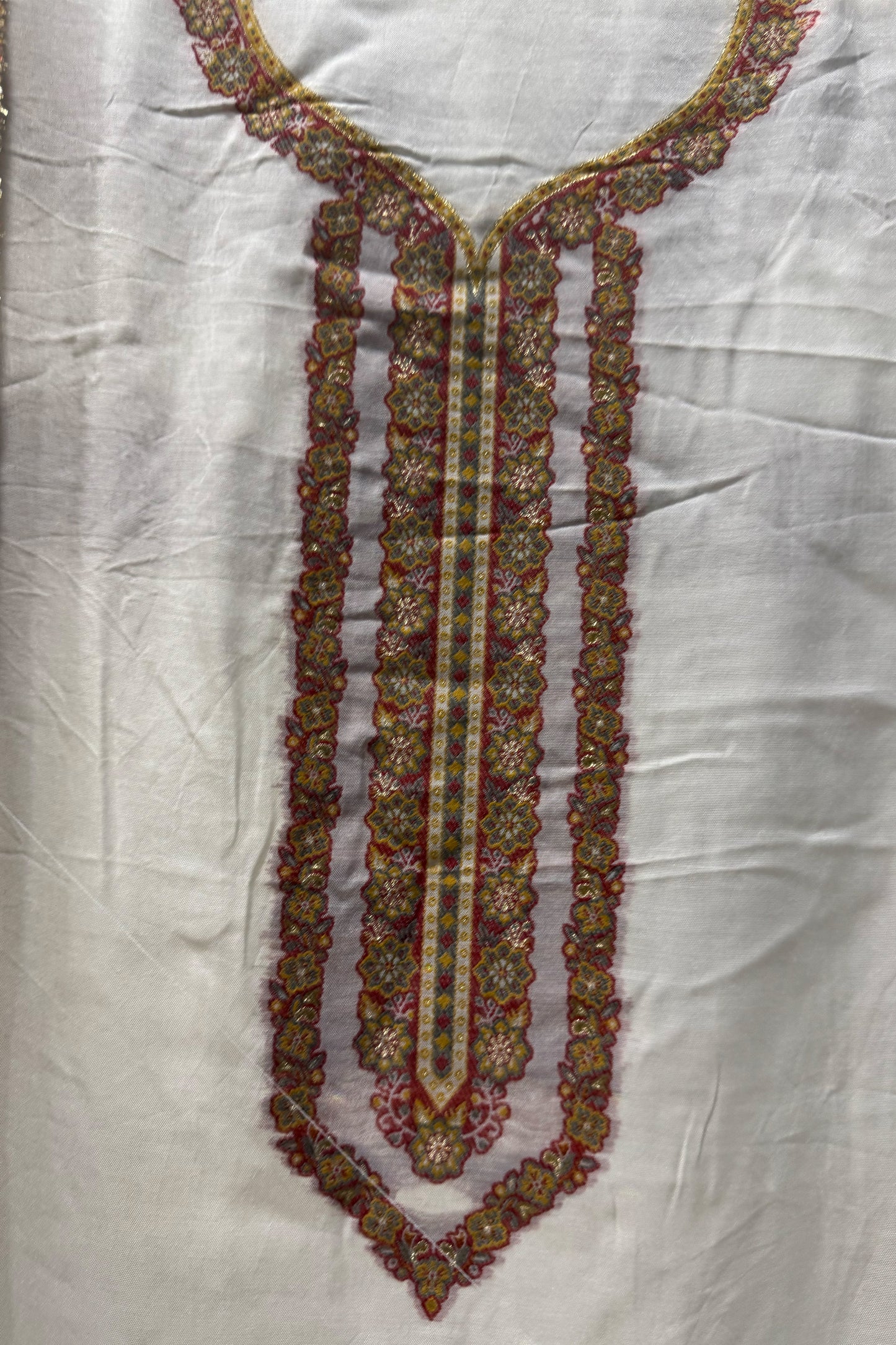 Chanderi Unstitched Woven Suit set