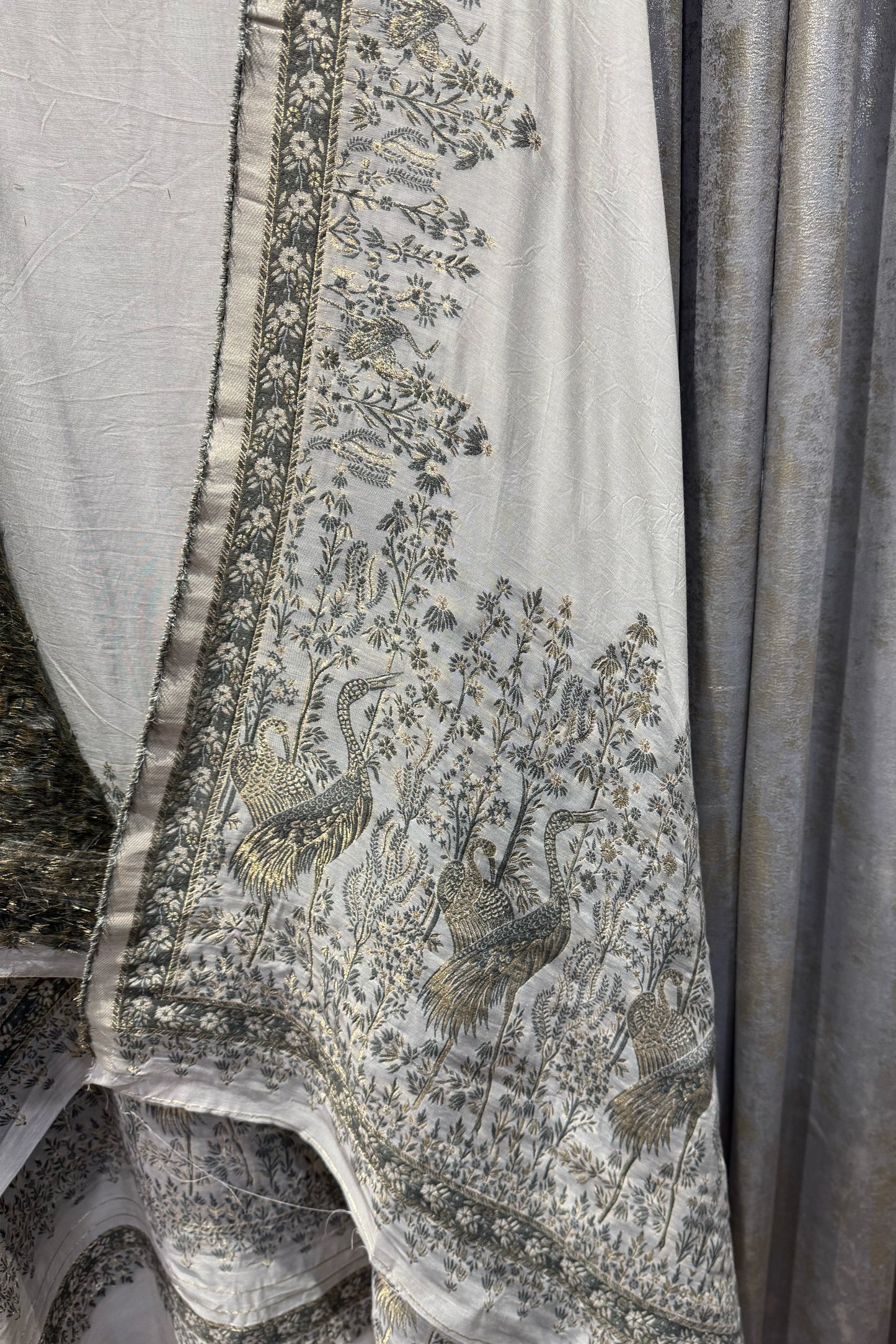 Chanderi Unstitched Woven Suit set