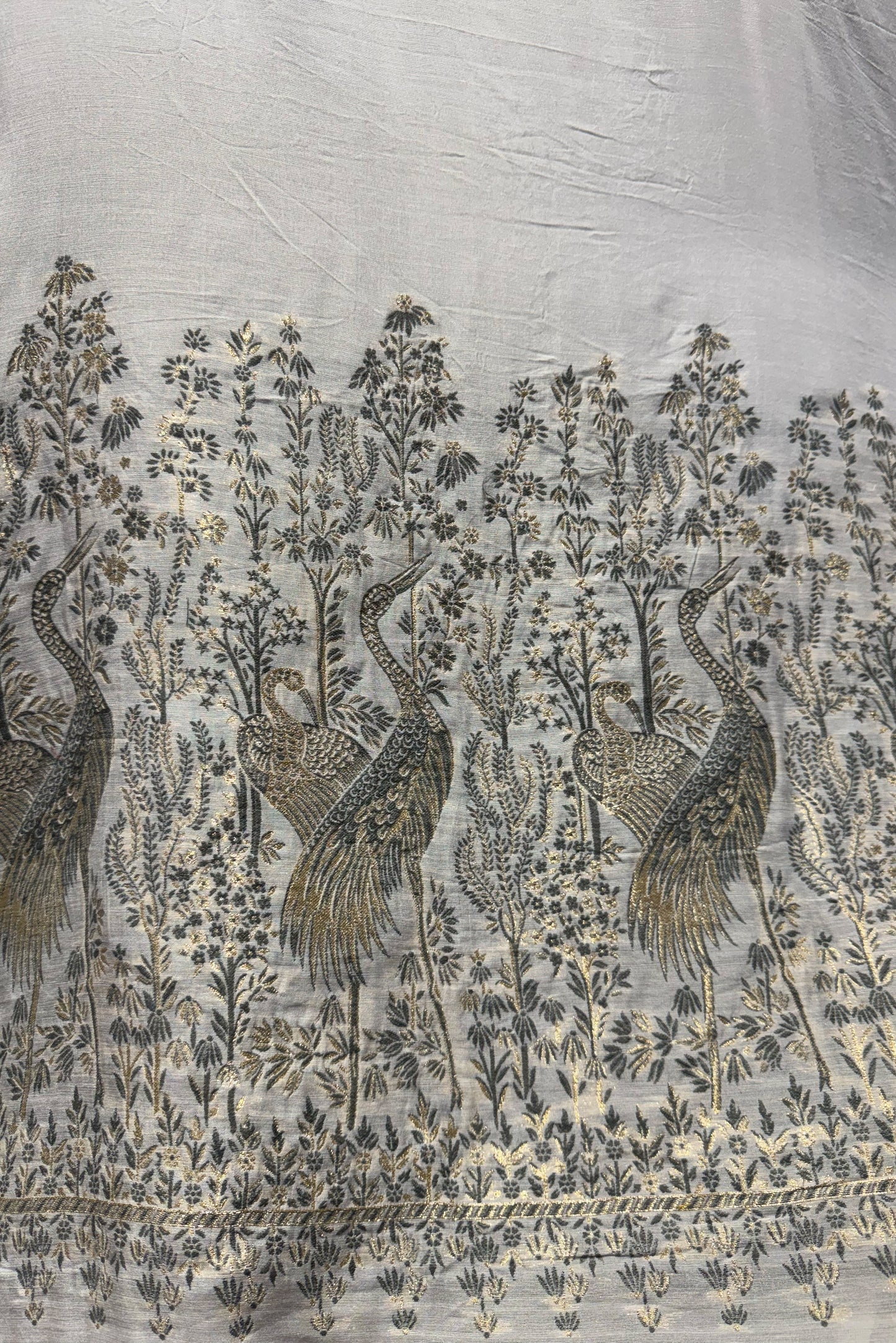 Chanderi Unstitched Woven Suit set