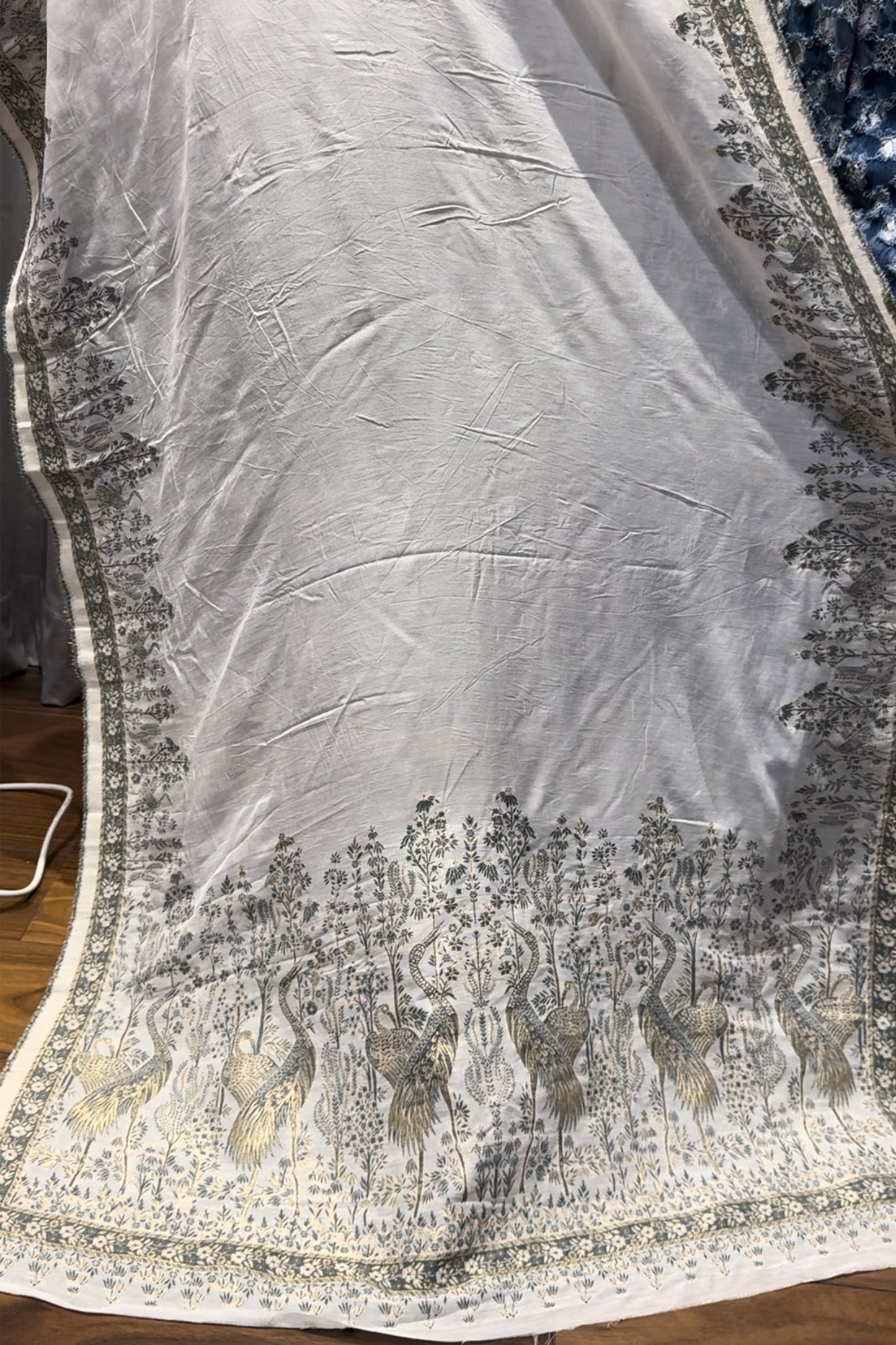 Chanderi Unstitched Woven Suit set