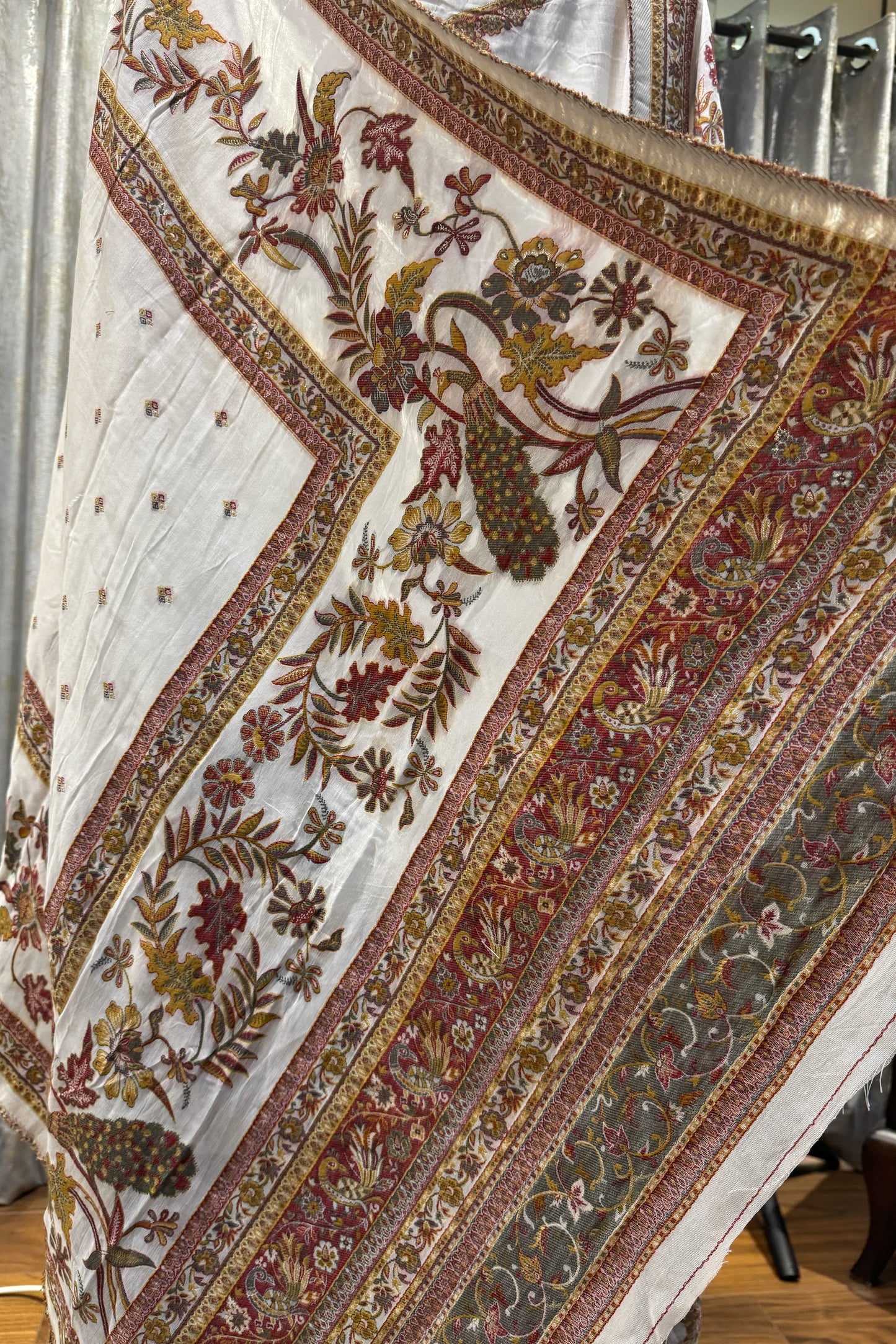 Chanderi Unstitched Woven Suit set